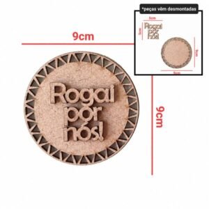Kit placa + Rogai por Nós ref 1320