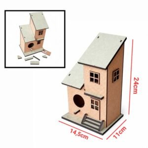 Casinha decorativa de passarinho ref 2458