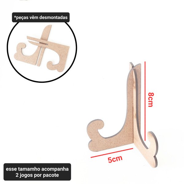 Suporte "L" para placas ref 2465