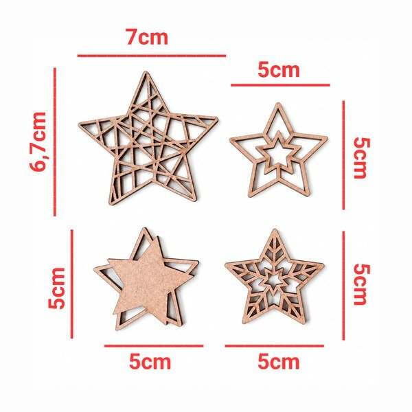 kit estrelas natal ref 1713