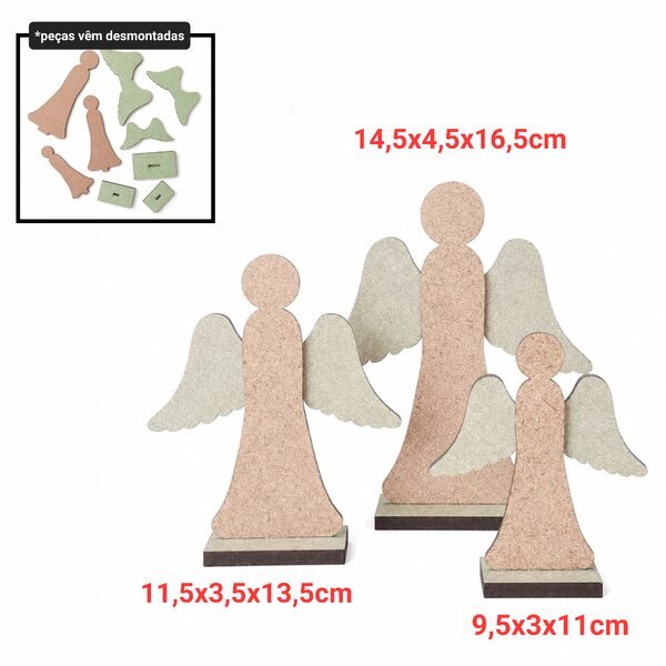 Kit Trio de Anjo ref 1564