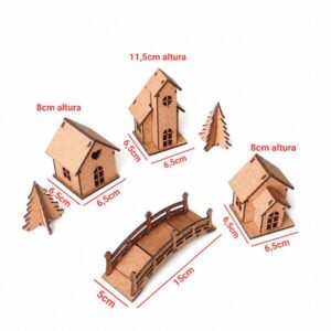 Kit mini casinha ref 909/908/1773/096/1015
