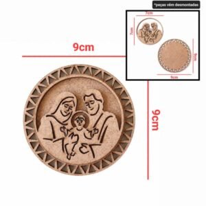 Kit Placa + Sagrada Família ref 2444